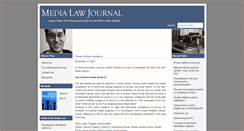 Desktop Screenshot of medialawjournal.co.nz