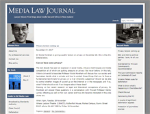 Tablet Screenshot of medialawjournal.co.nz